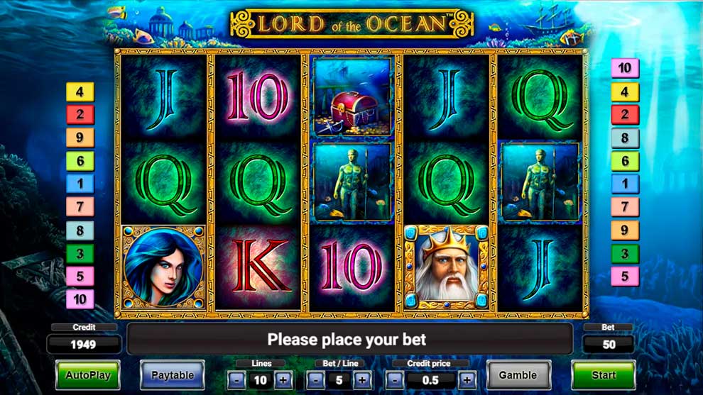 lord of the ocean slots