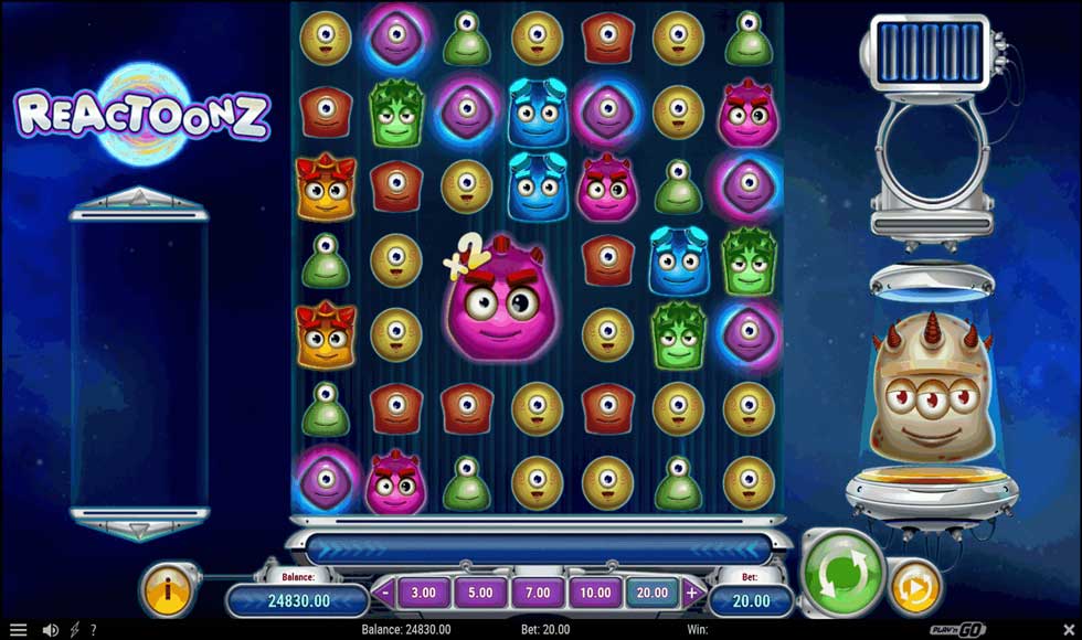 reactoonz demo
