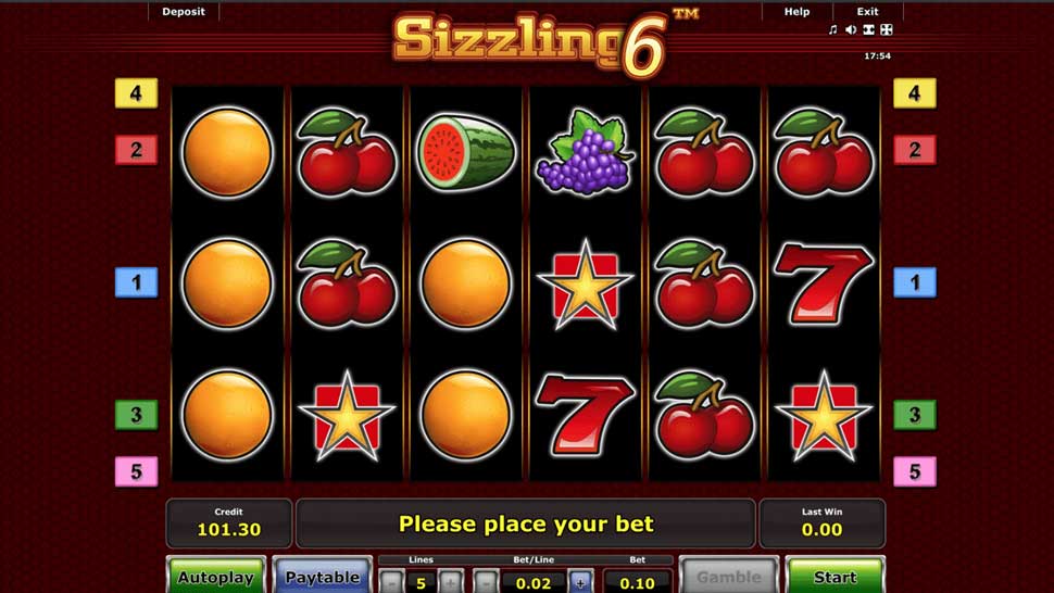 sizzling hot 6 kostenlos spielen