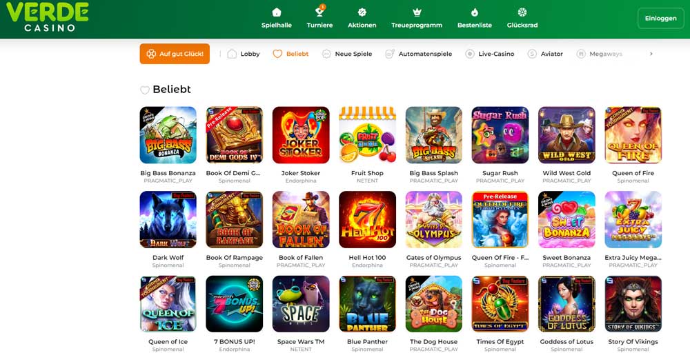 verde casino deutschland
